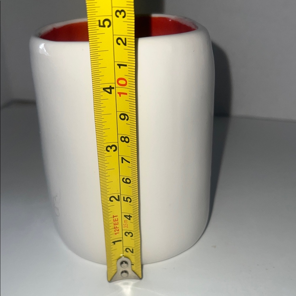 Rae Dunn White and Red Coffee Tea Mug - I Teach Tiny Human Artesian Collection - Picture 7 of 8